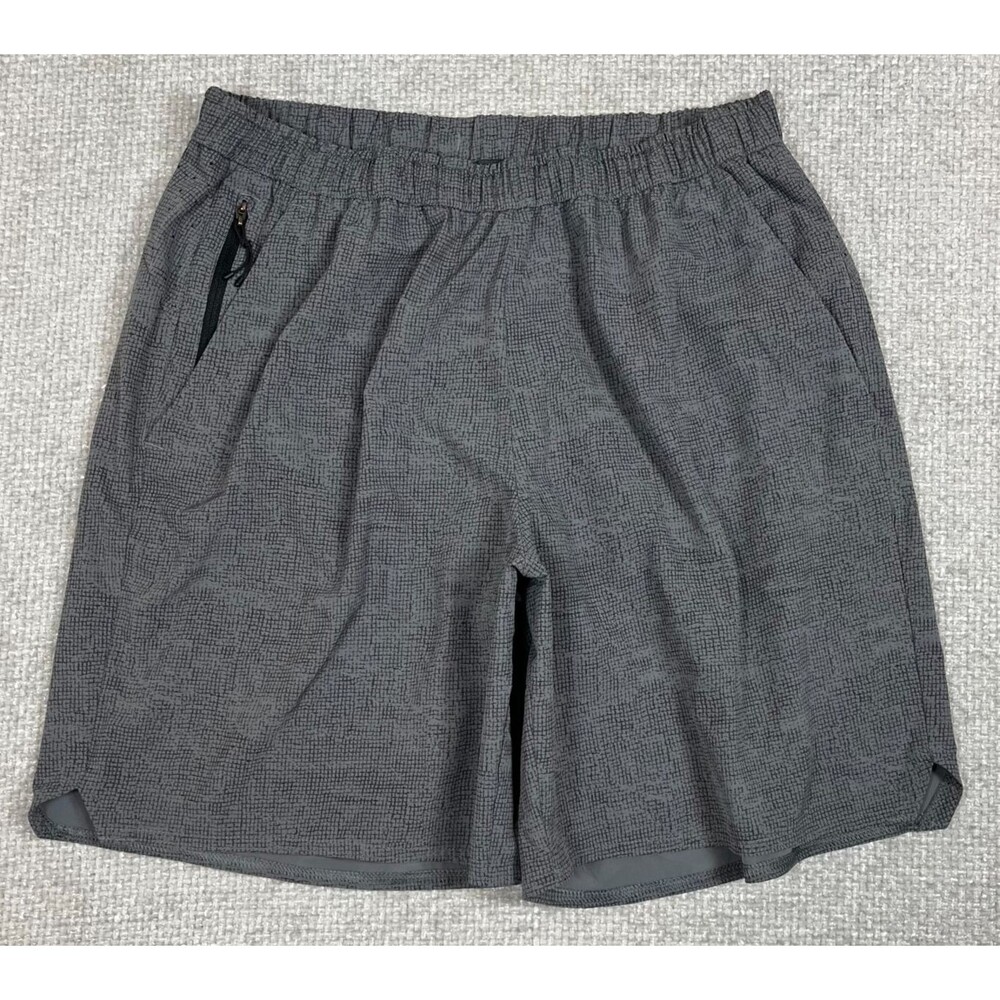 REI Co-Op Active Pursuits Shorts Men's Medium Gray Lined Pockets Running Hiking